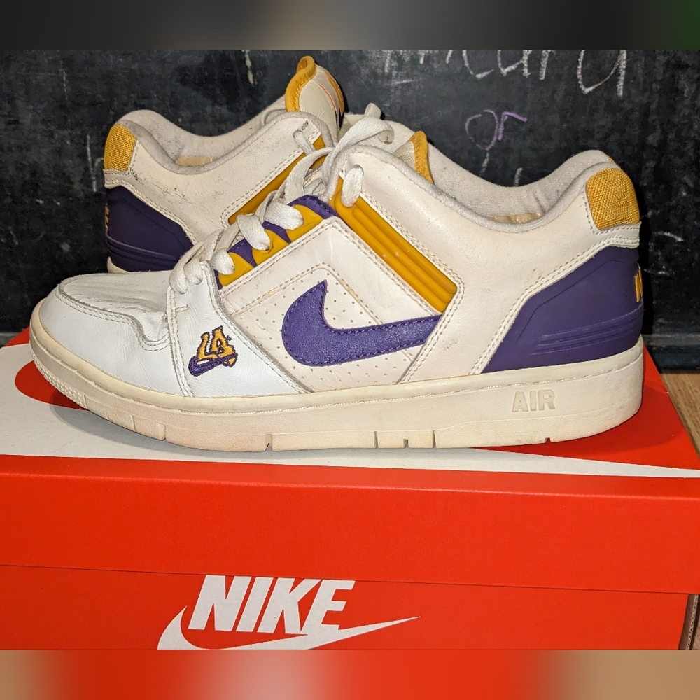 Nike Air Force two (2) LA Lakers Edition